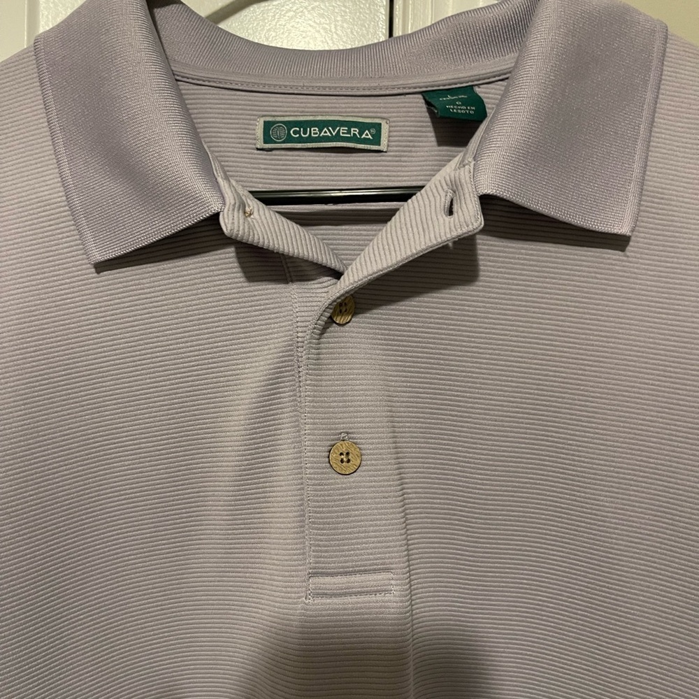 CUBAVERA Men’s Golf Performance Polo Size Large - Picture 3 of 5